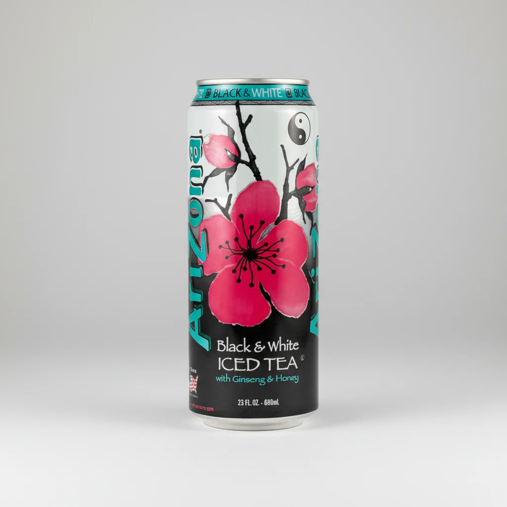 Arizona Black & White Tea 23oz ( 680ml Can ) (US)