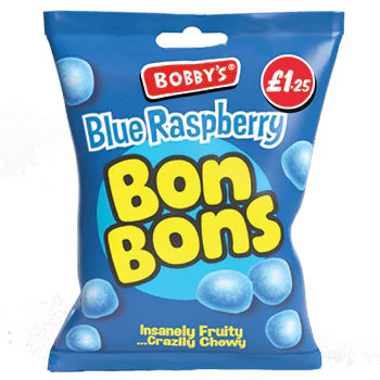Bobby's Blue Raspberry Bon Bon 110g Packet (UK)