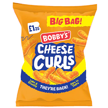 Bobby's Cheese Curls 70g £1.25 ( UK )