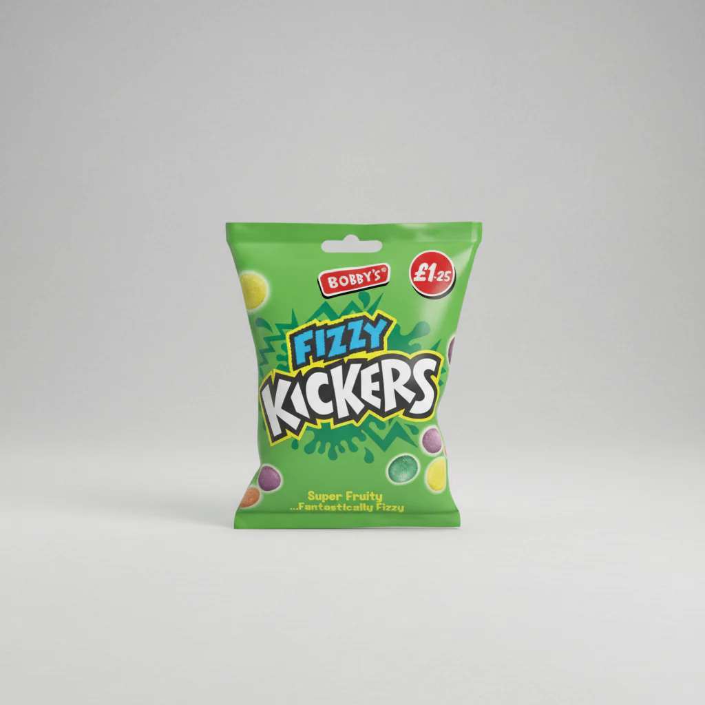 Bobby's Fizzy Kickers 120g Bag ( UK )