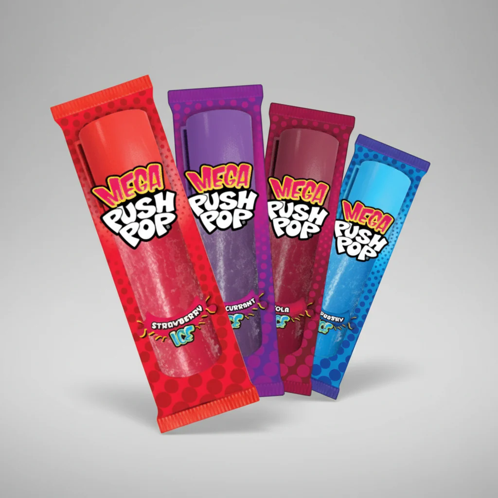 Bobby's Mega Push Pop Ice Pops 100ml ( UK )
