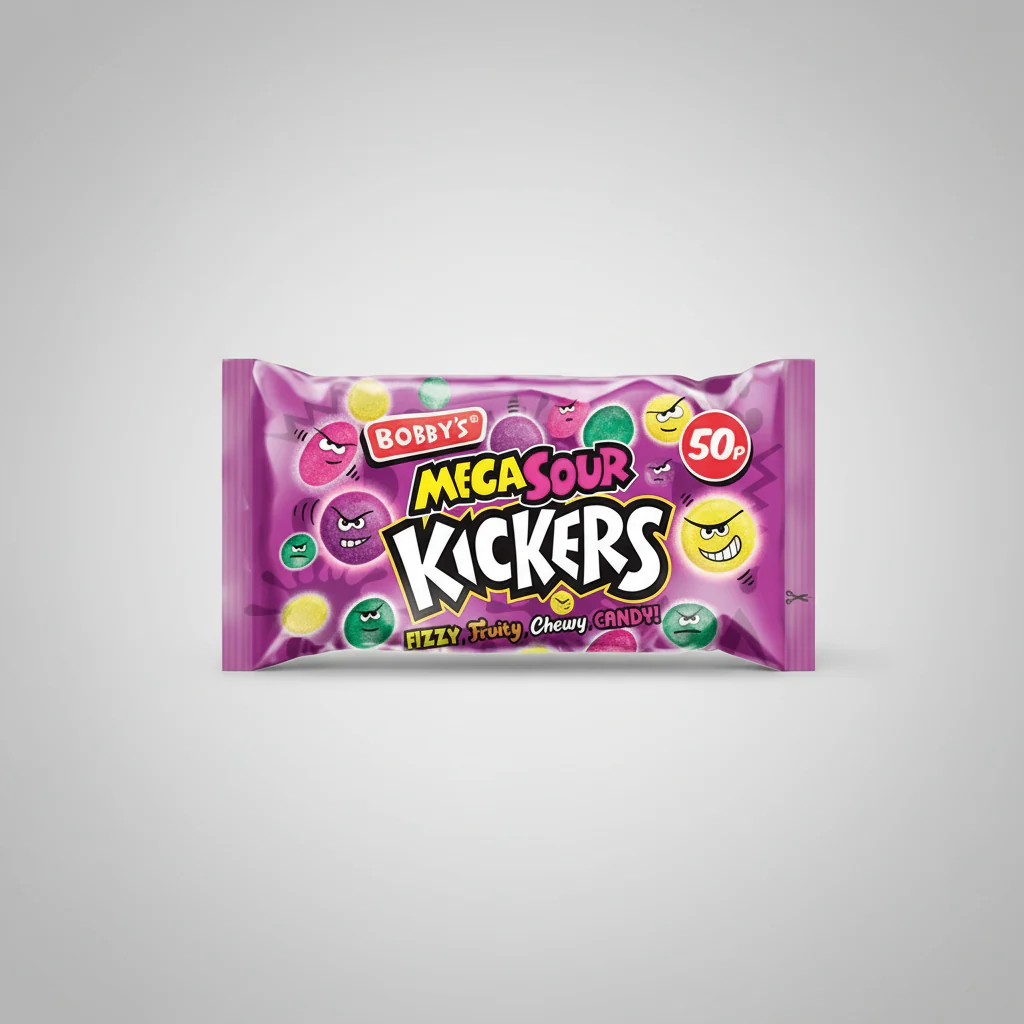 Bobby's Mega Sour Kickers 45g (UK)