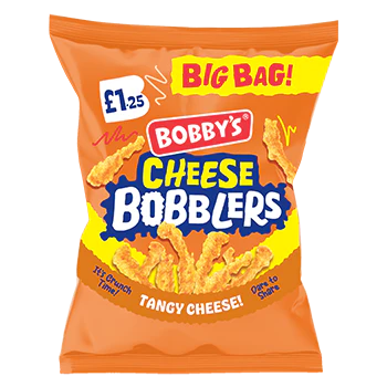 Bobby's Big Bag Cheese Bobblers 80g  £1.25 Bag  (UK )