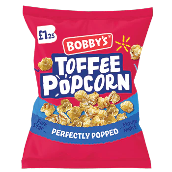 Bobbys Toffee Popcorn 90g (UK)