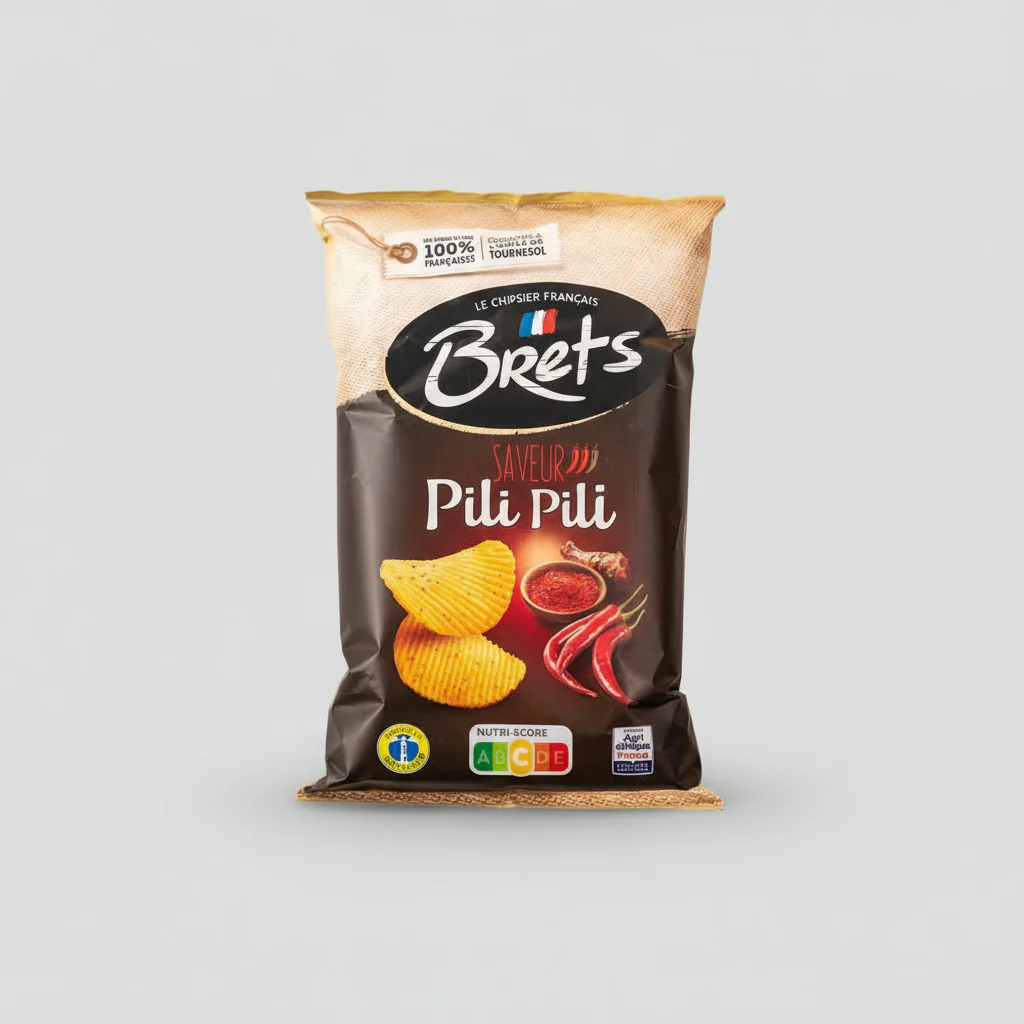 Brets Piri piri crisps 125g ( France )  BB Dated 25th March 2026