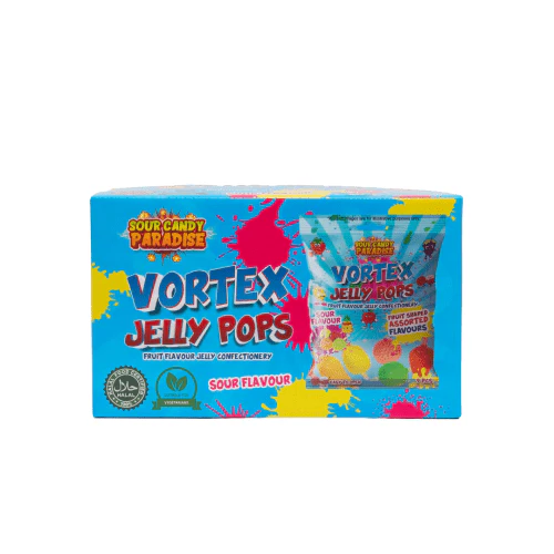Candy Paradise Vortex Sour Jelly Pops Bag 315g ( UK ) - Image 2