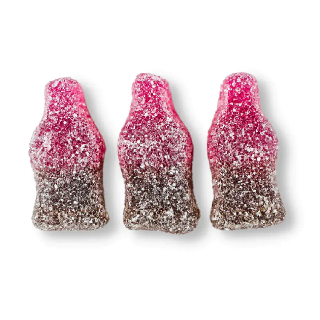 Candycrave Vegan Fizzy Cherry Cola Bottles ( UK ) - Image 3