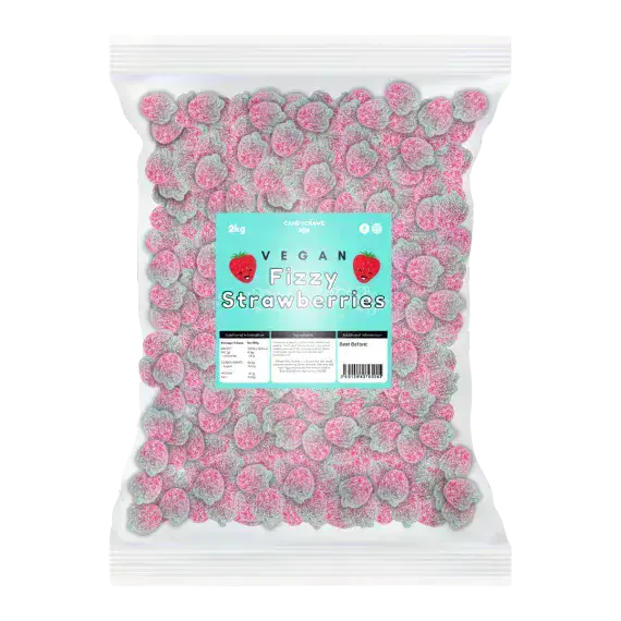 Candycrave Vegan Fizzy Strawberries ( UK ) - Image 3