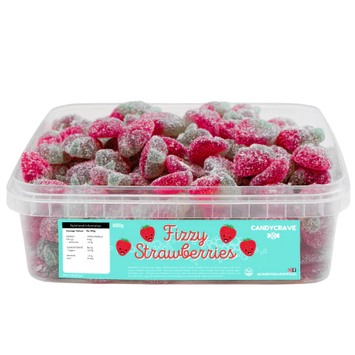 Candycrave Vegan Fizzy Strawberries ( UK ) - Image 4