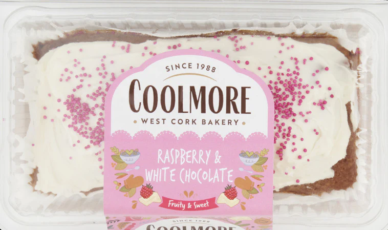 Coolmore Raspberry & White Chocolate Cake 380g ( Ireland ) - Image 2