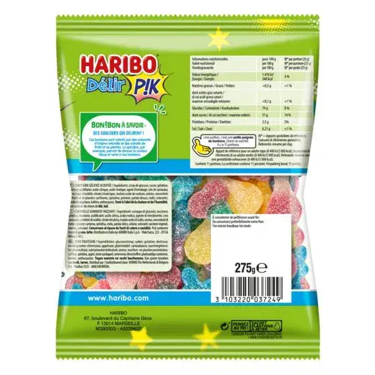Haribo Delir'Pik Candy 275g ( France ) - Image 3