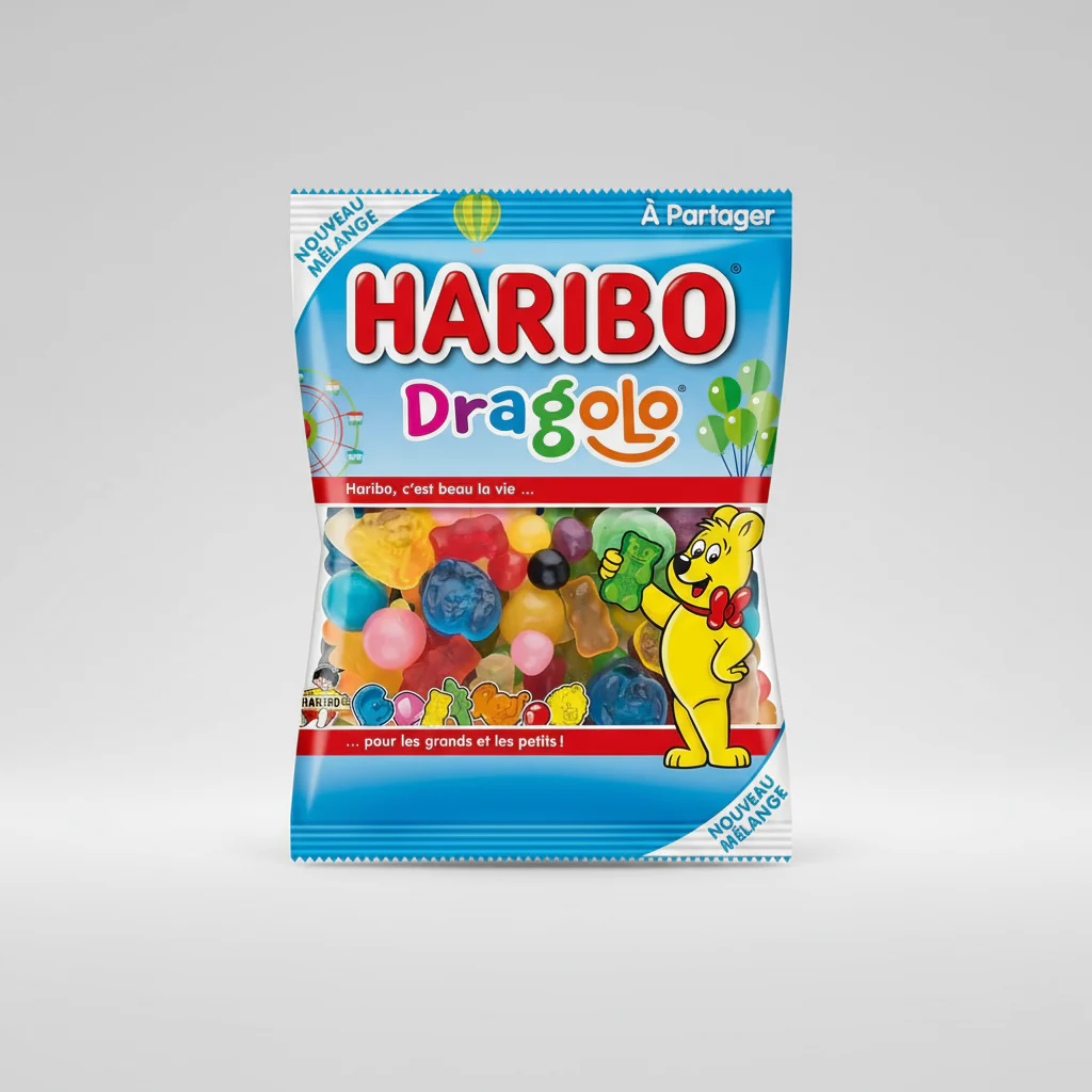 Haribo Dragolo Jelly Candy 300g ( France )