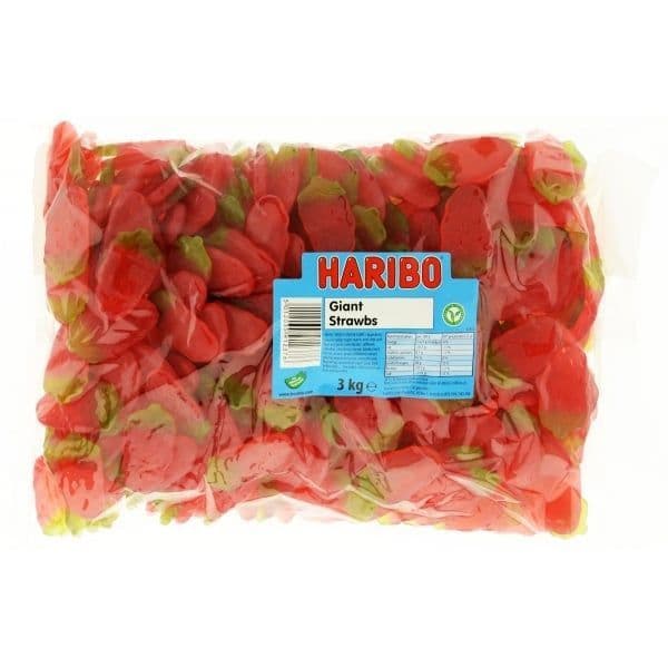 Haribo Giant Strawberry  ( UK ) - Image 5