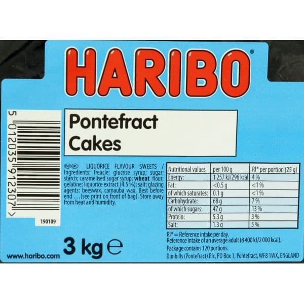 Haribo pontefract Cakes 100g  (UK) - Image 3