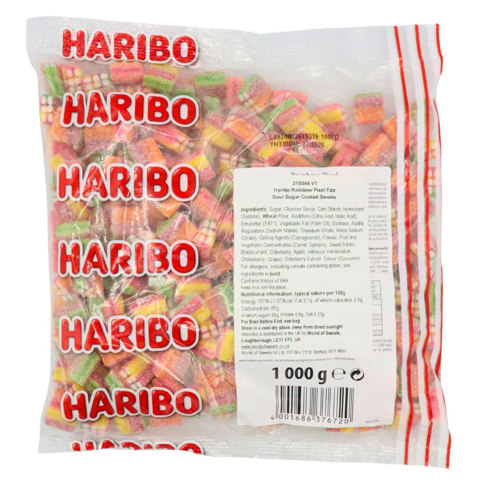 Haribo Rainbow Pixel Fizz ( Netherlands ) - Image 2