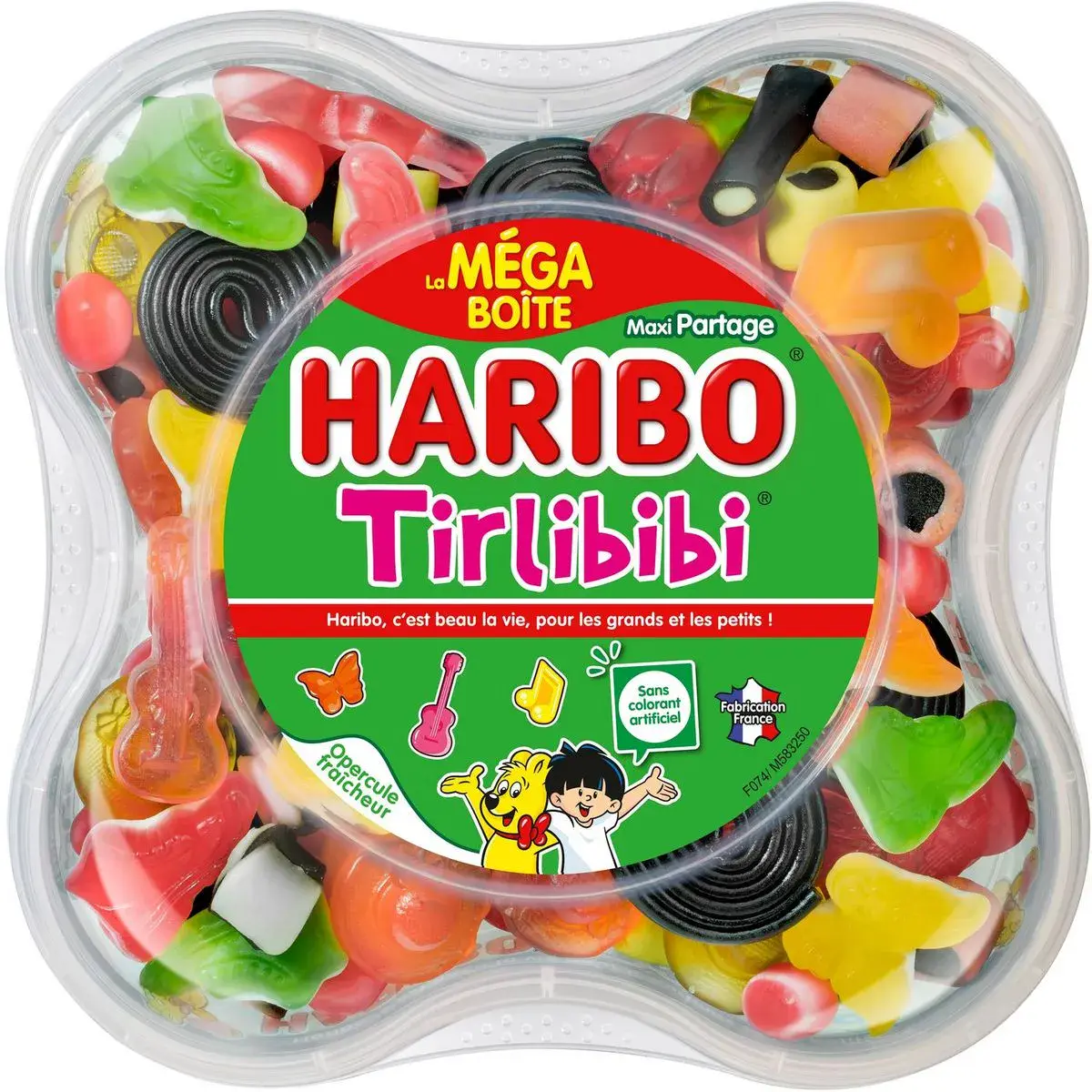 Haribo Tirlibibi Party Size Gelled Candy Assortment 750g ( France )