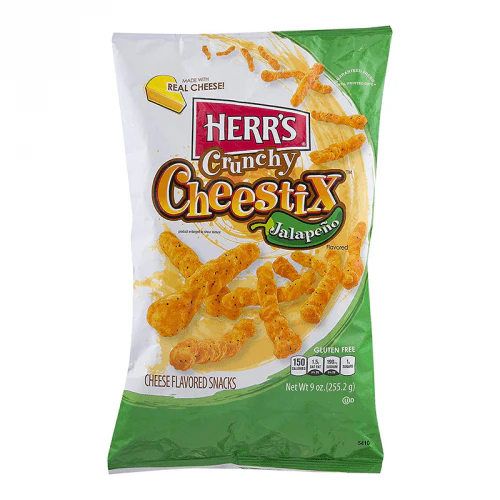 Herr's Jalapeno Crunchy Cheestix 9oz (255.2g) ( US )