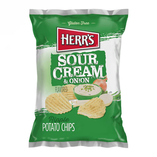 Herr's Sour Cream & Onion Potato Chips 3.5oz (99g) ( US )