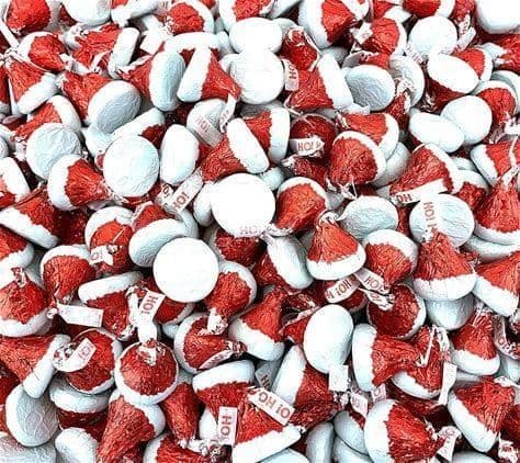 Hersheys Kisses Santa Hats (US)