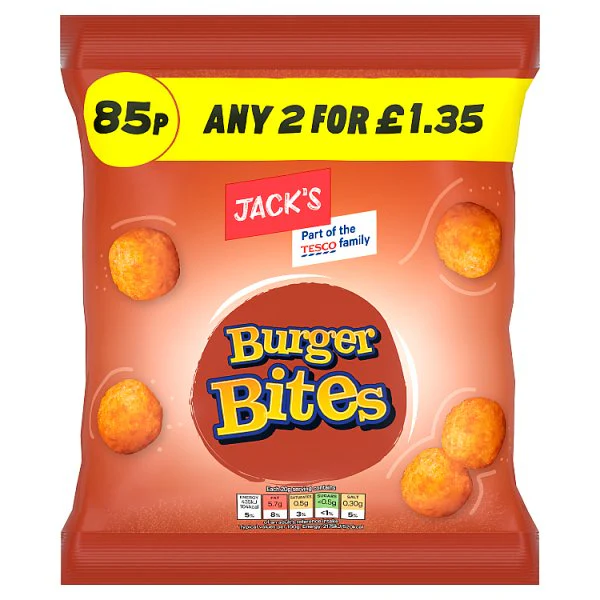 Jack's Burger Bites 60g ( UK )