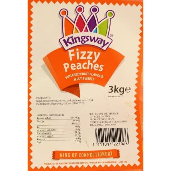 Kingsway Fizzy Peaches (UK) - Image 3