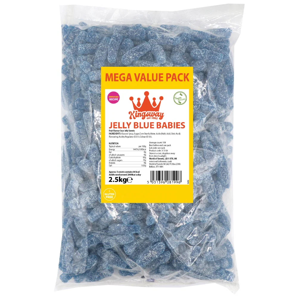 Kingsway Vegan Fizzy Blue Babies (UK) - Image 2