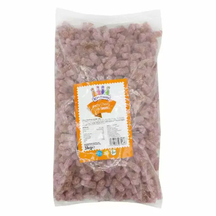 Kingsway Vegan Fizzy Cherry Cola Bottles   (UK) - Image 2