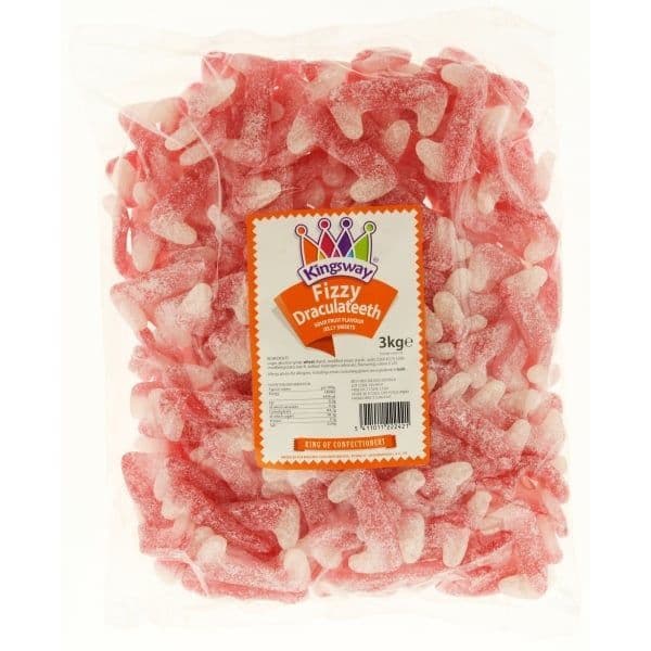 Kingsway Vegan Fizzy Dracula Teeth 100g (UK) - Image 2