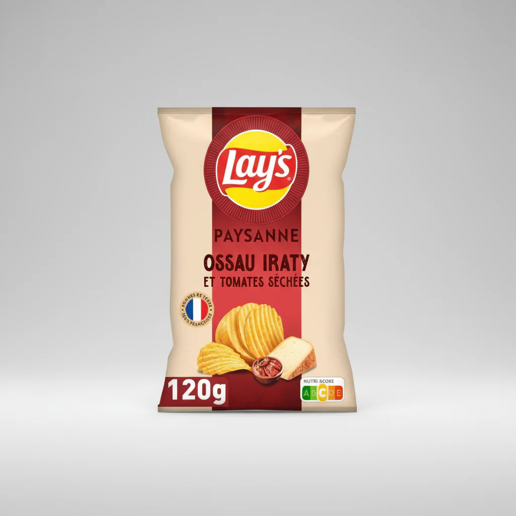 Lay’s Paysanne Ossau-Iraty & Sun-Dried Tomato 120g ( France )