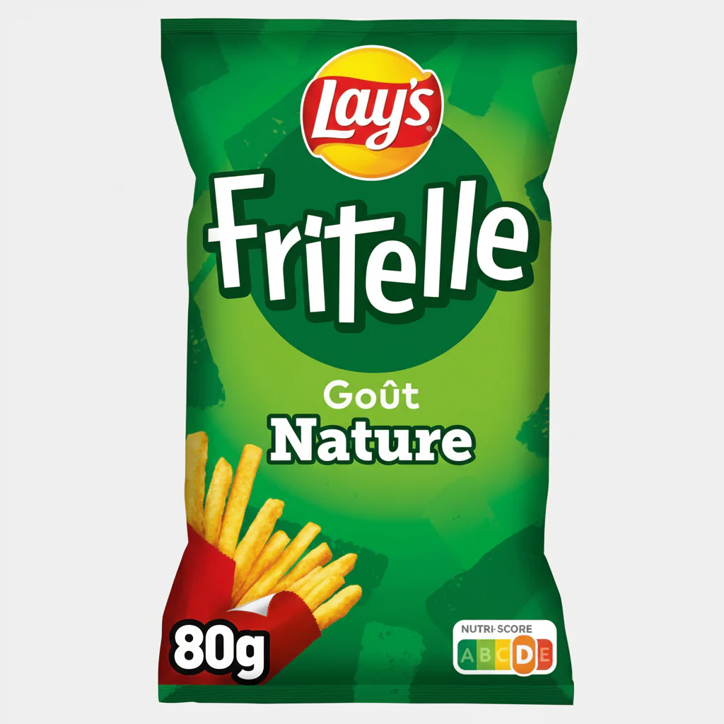 Lays Nature Fritelle snacks 80g ( France )