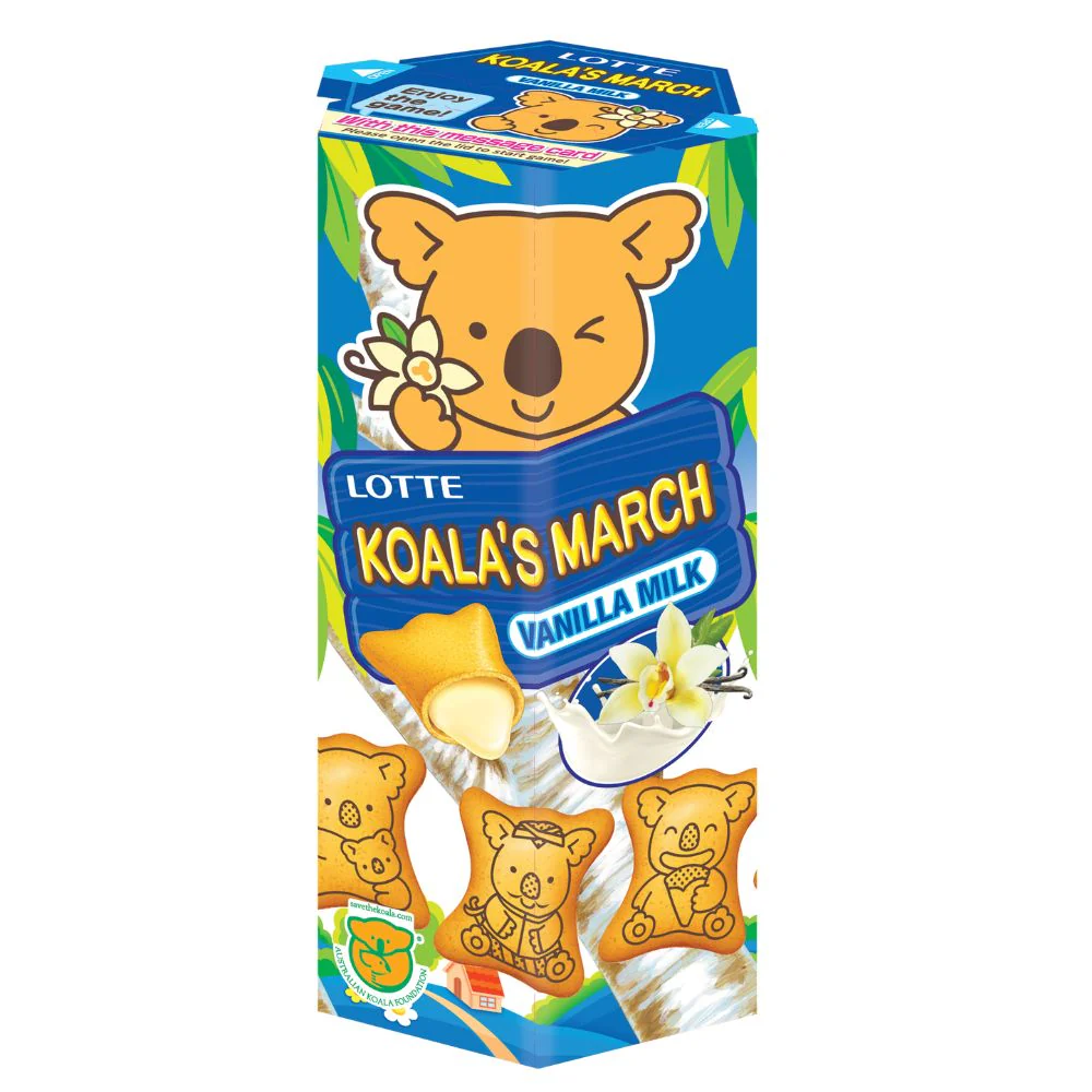 Lotte Koala's March Vanilla Biscuits 37g ( UK )