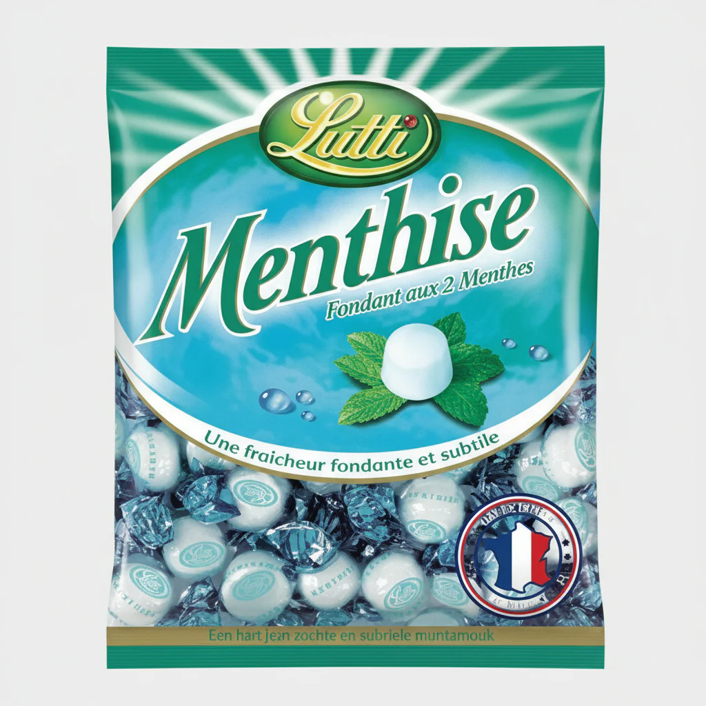 Lutti Bonbons Menthise aux 2 Menthes 250g ( France )