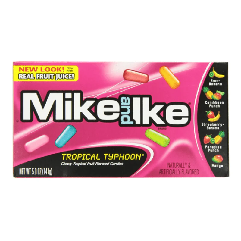 Mike and Ike Tropical Typhoon Theatre box  5oz 141g (US)