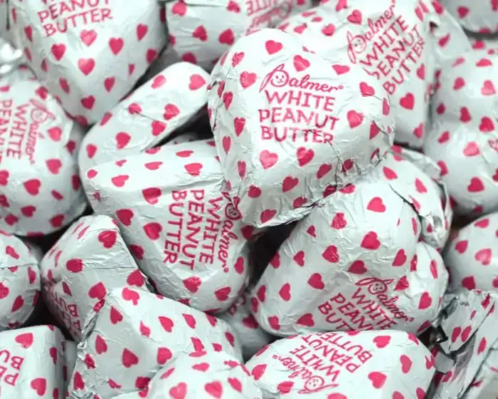 Palmer's Assorted Peanut Butter Hearts 100g pick n mix ( US ) - Image 3