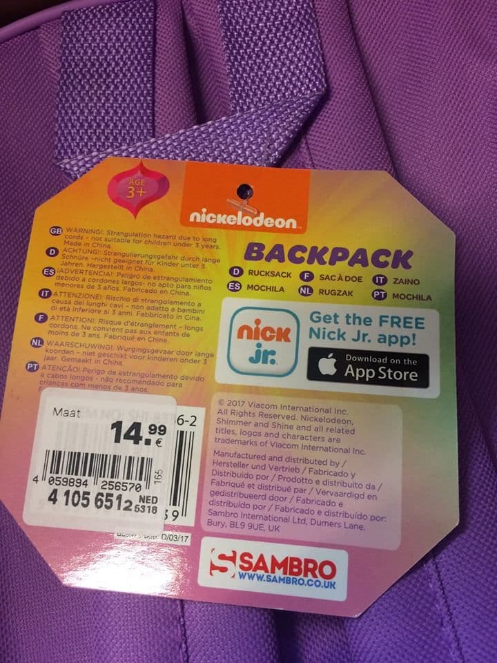 Shimmer & Shine Junior Backpack - Image 3