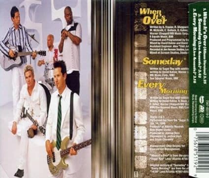 Sugar Ray When It's Over CD Single - Image 2