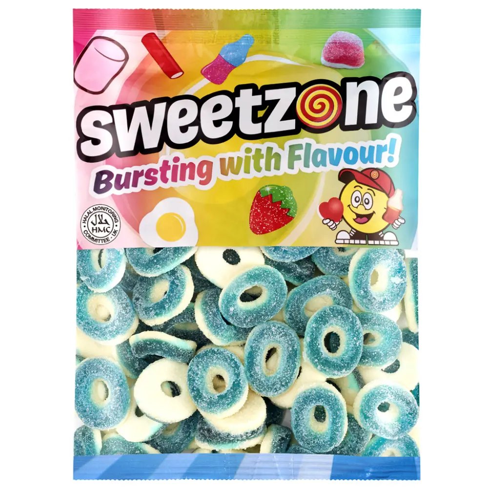Sweetzone Blue Raspberry Rings ( UK - Image 2