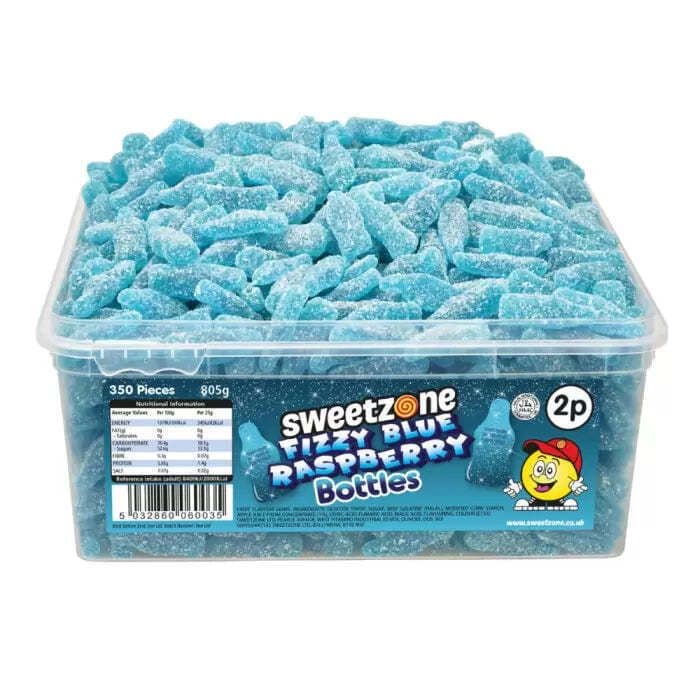 Sweetzone Fizzy Blue Raspberry Bottles  ( UK ) - Image 2