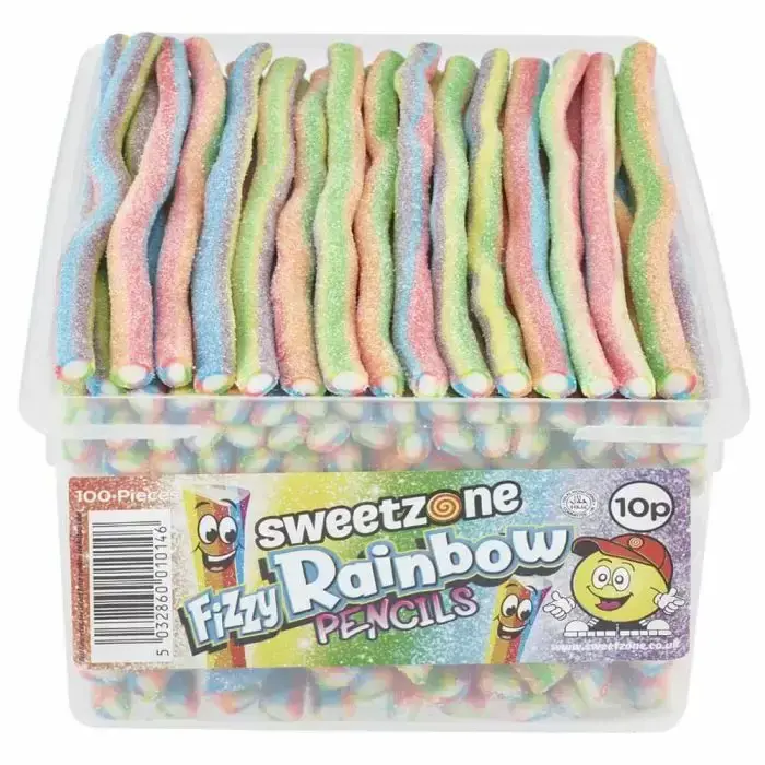 Sweetzone Fizzy Rainbow Pencils ( UK ) - Image 2