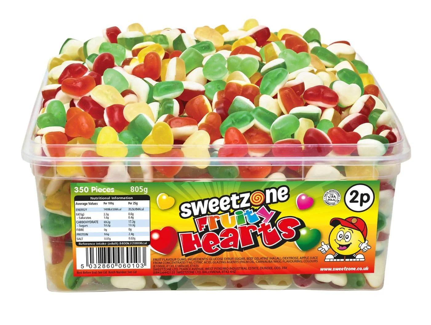 Sweetzone Mini Fruity Hearts ( UK ) - Image 2