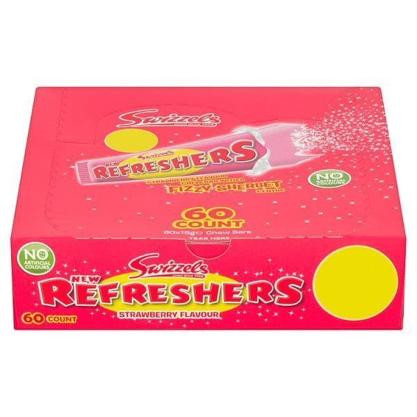 Swizzels  Refreshers Strawberry Flavour  18g (UK) - Image 3
