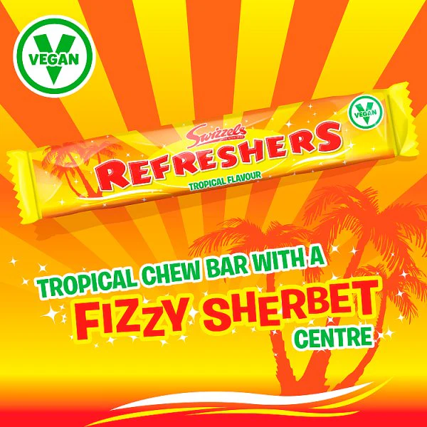 Swizzels Refreshers Tropical Flavour 18g ( UK ) - Image 2