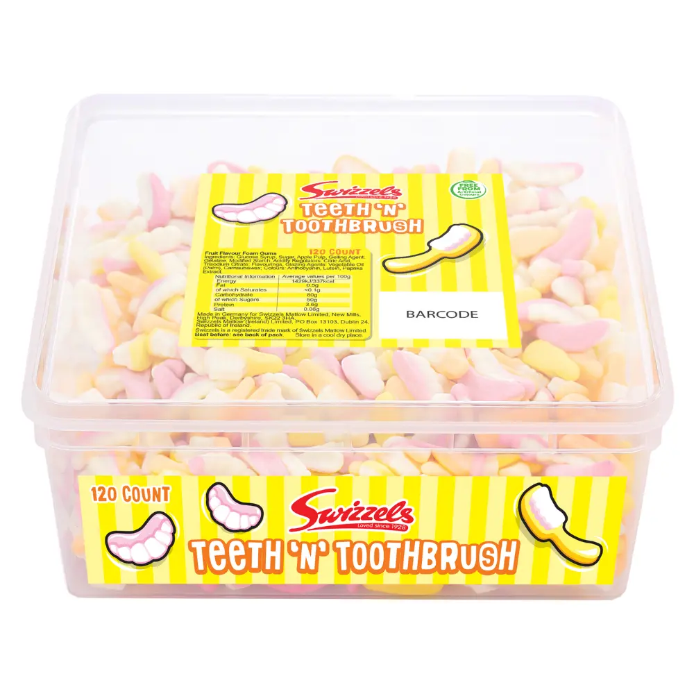 Swizzels  Teeth 'n' Toothbrush ( UK ) - Image 2