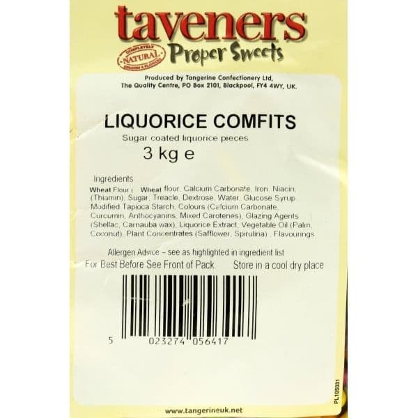 Taveners Liquorice Comfits (UK) - Image 3