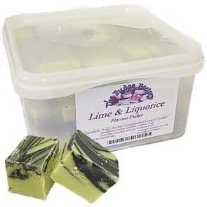 The Fudge Factory Lime & Liquorice Fudge 100g (UK)