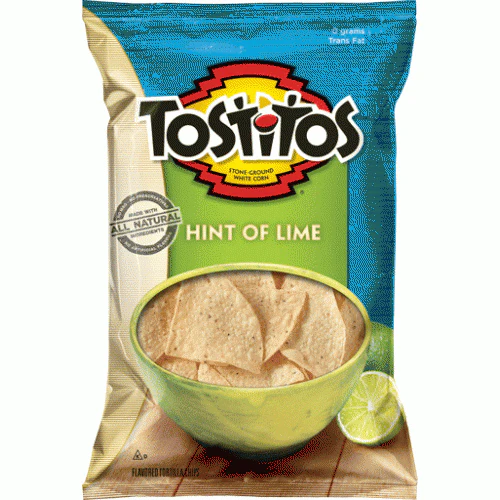 Tostitos Tortilla Chips HINT OF LIME 10oz (283g)  (US)