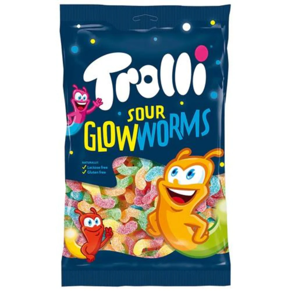 Trolli Sour Glowworms ( Germany ) - Image 3