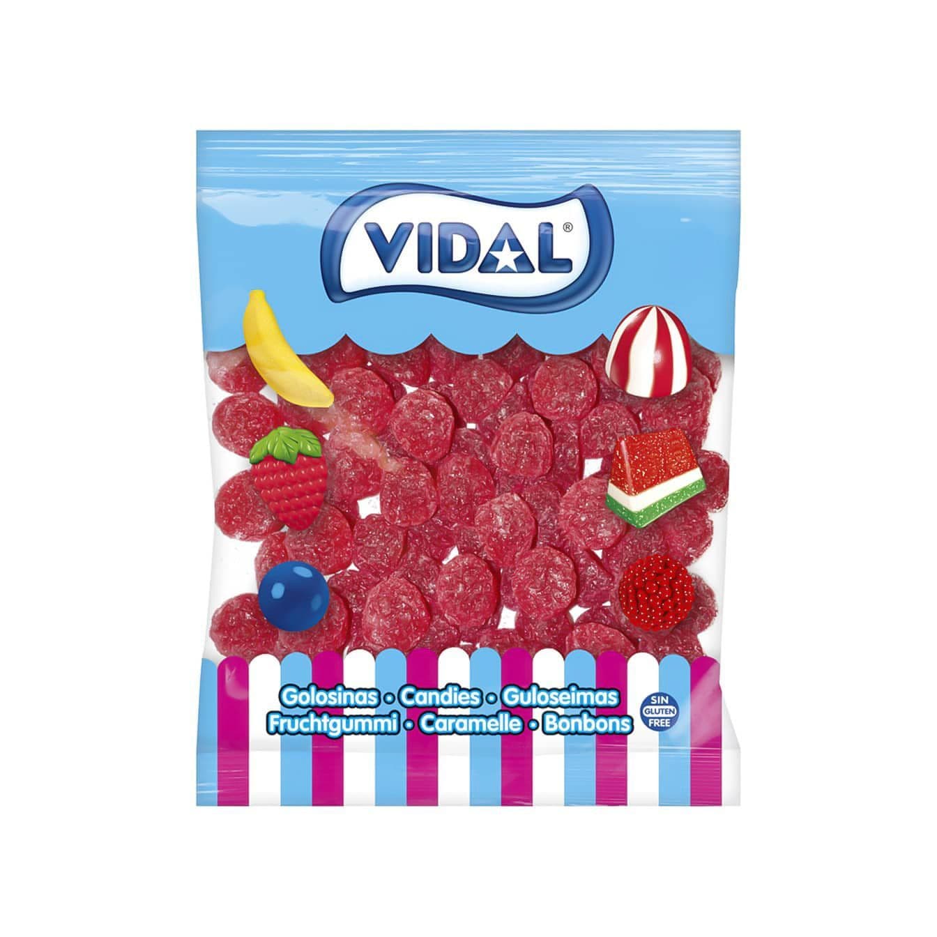 Vidal Sugared Strawberry Drops ( Spain ) - Image 3