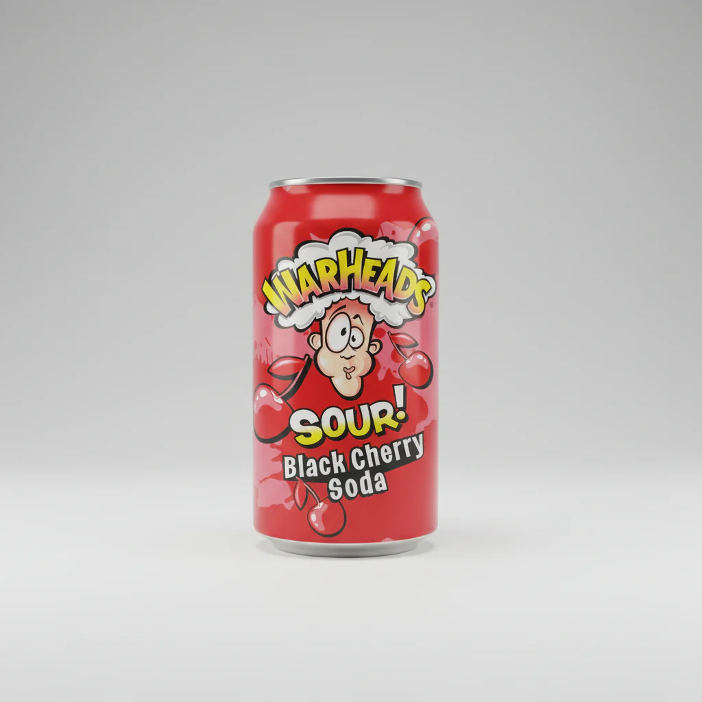 Warhead Sour Black Cherry Soda 355ml ( US )