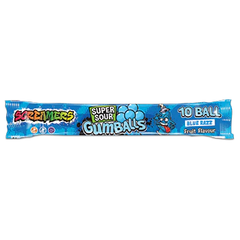 Zed Candy Screamers Sour Blue Gumballs ( UK )